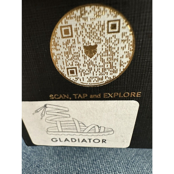 LITA By Ciara Gladiator Sandals- Size EU 39/US 8- Sand Color- New In Box - Picture 6 of 7